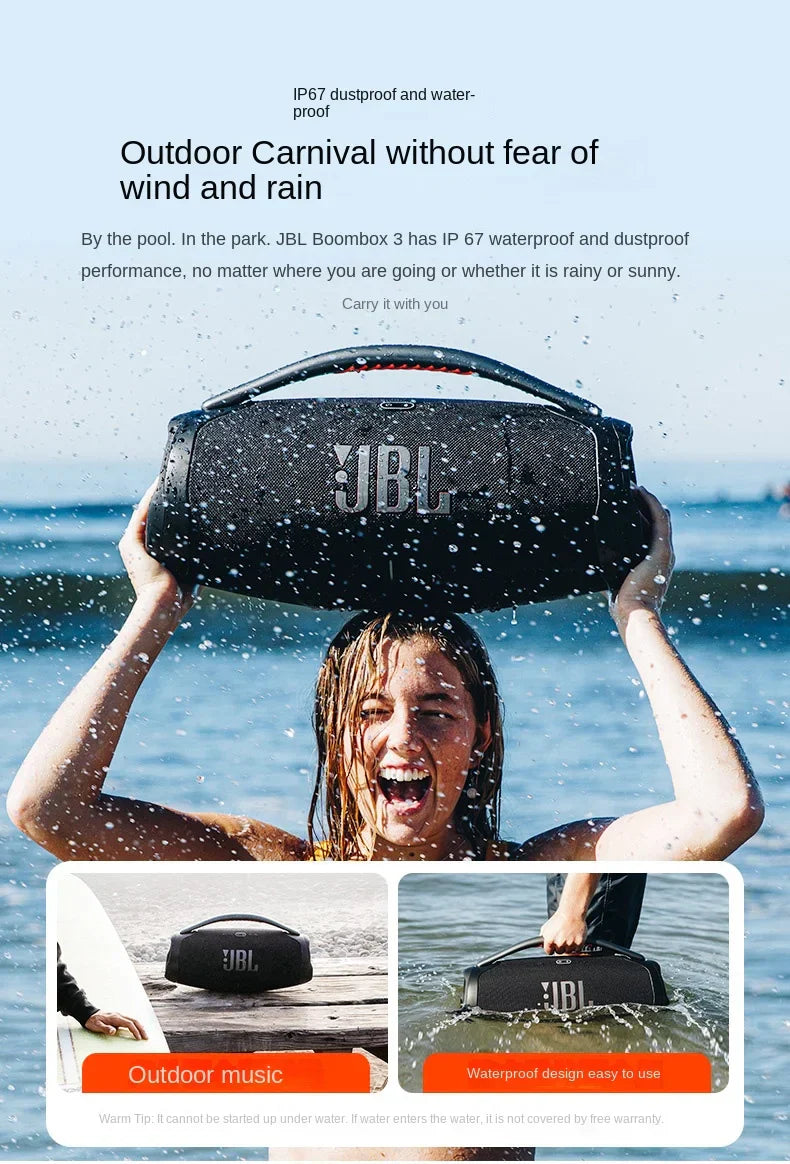 Boombox 3 Portable Speaker With Massive Signature Pro Sound