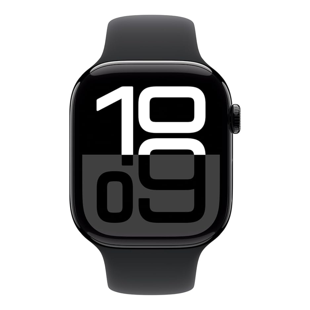 Series 10 Apple Watch – GPS, 46mm Jet Black, Sports Band, Chain Strap