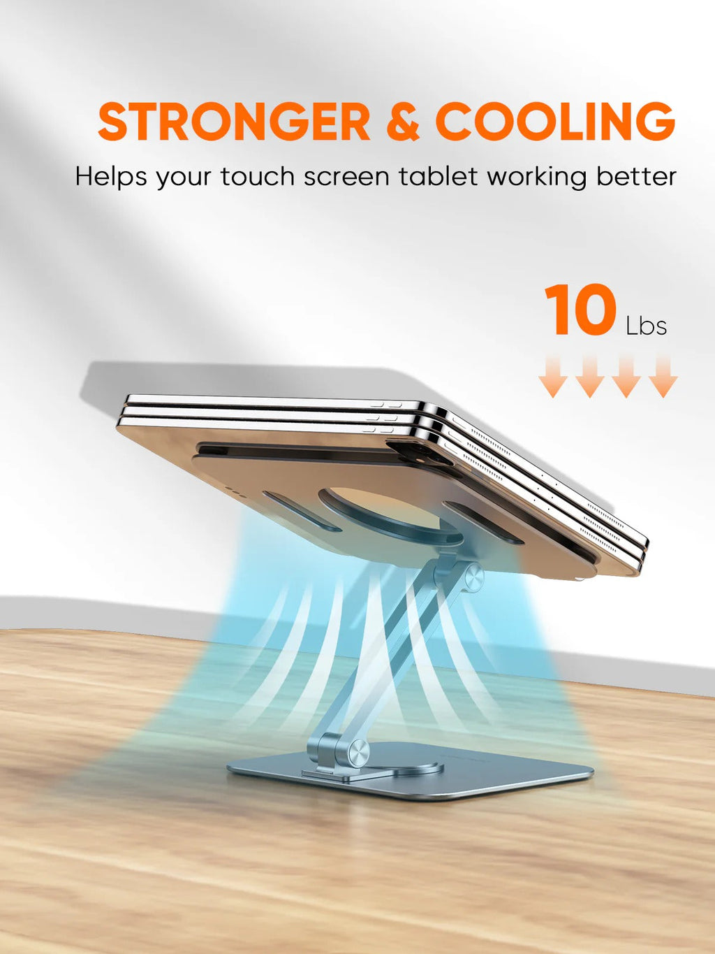 Foldable 360° Rotating Tablet Stand