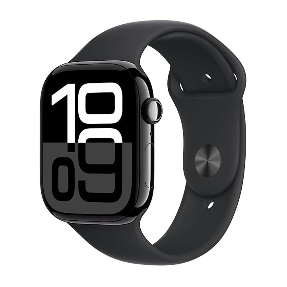 Series 10 Apple Watch – GPS, 46mm Jet Black, Sports Band, Chain Strap