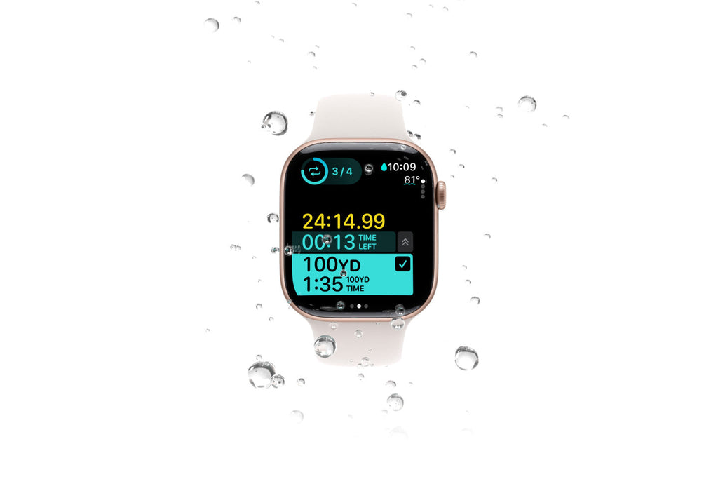Series 10 Apple Watch – GPS, 46mm Jet Black, Sports Band, Chain Strap